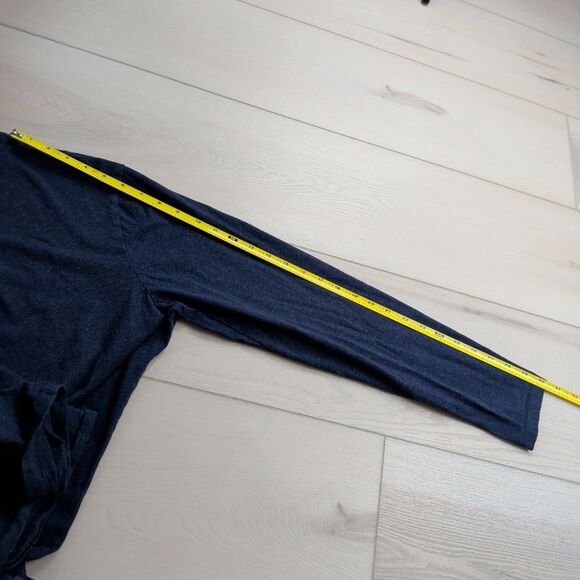 Patagonia Shirt Mens L Blue Long Sleeved Daily Henley Organic Cotton 52260 - Picture 9 of 11